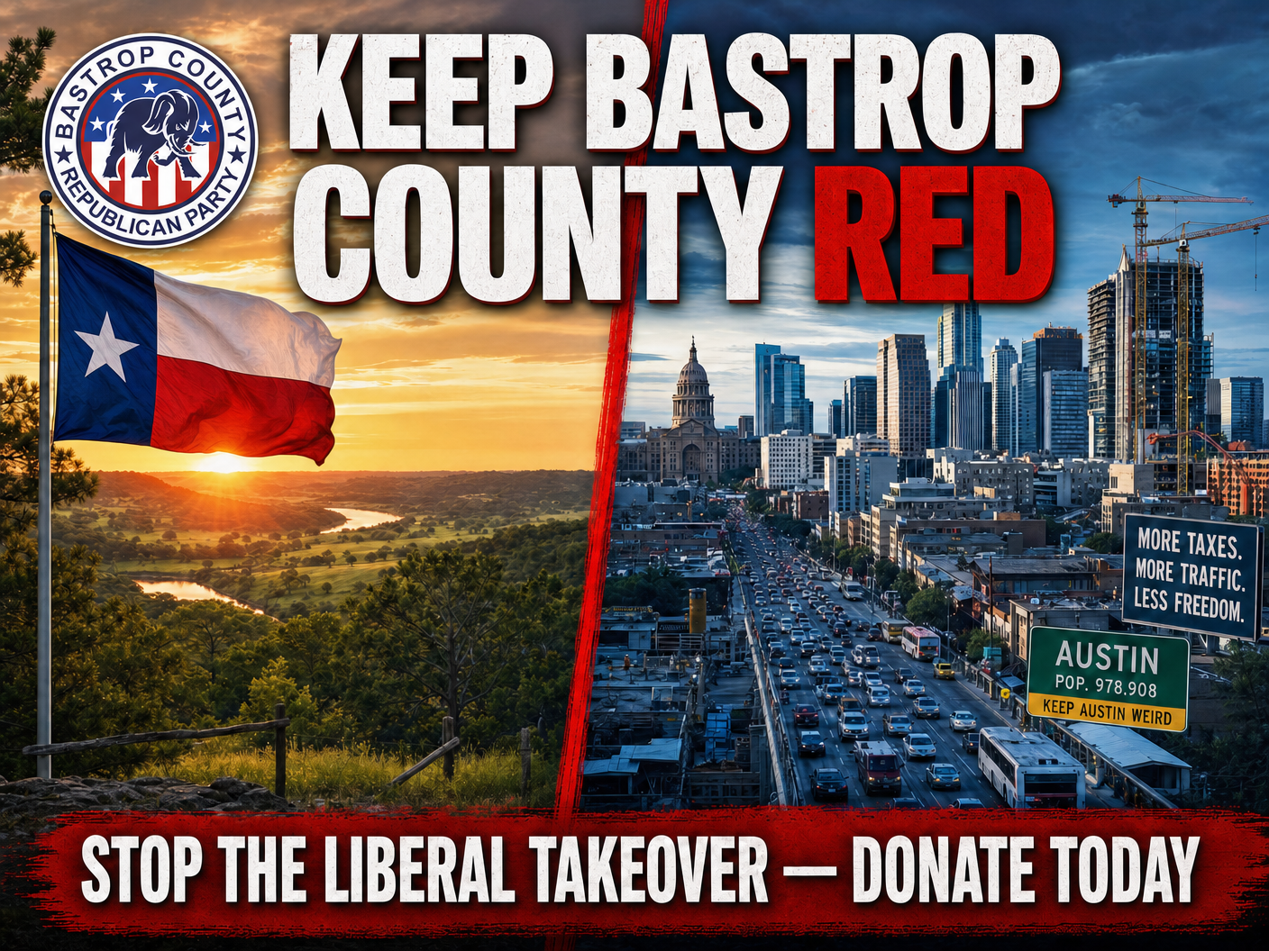 Keep Bastrop County Red